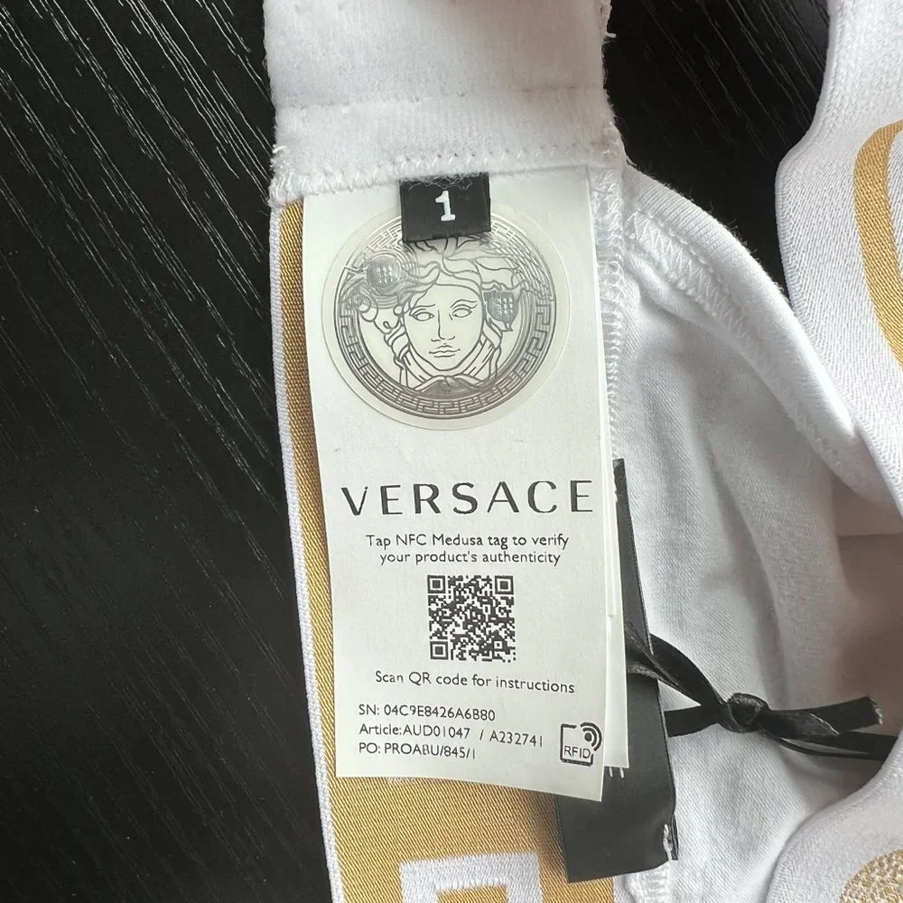 Versace Greca Border Medusa Bralette - Picture 4 of 6